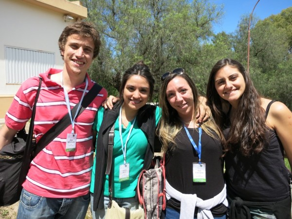De izq. a der.: Alan Bahnmüeller, Noelia Nieva, Ana Calissano, y Azul Gilabert.