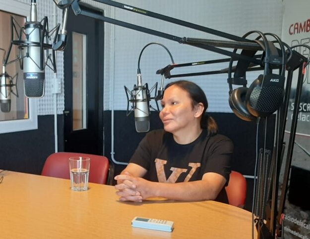 Rosario Sansone en FM De la Calle en 2022