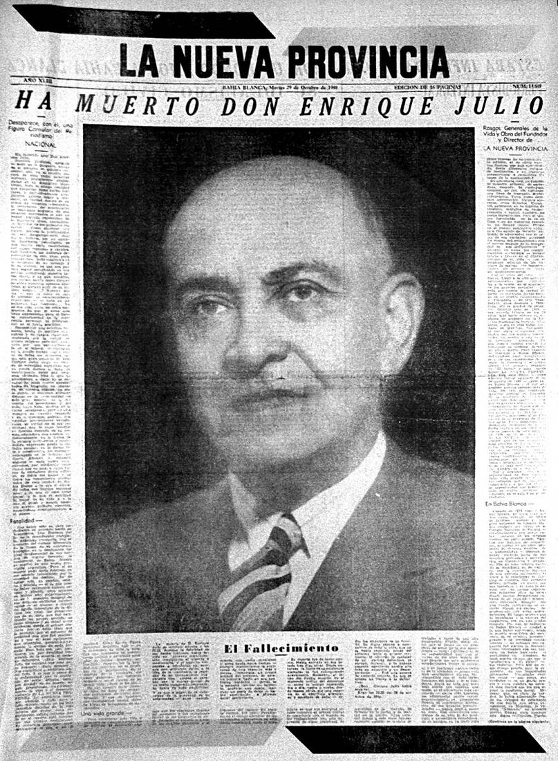 enrique julio muerte