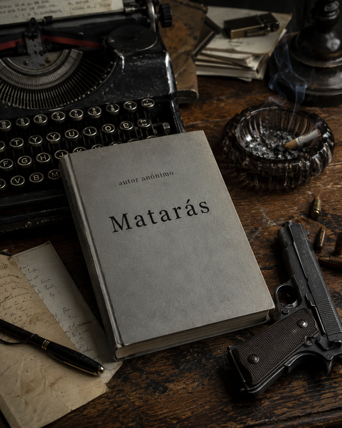 Escritorio noir de un autor anónimo